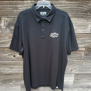 Men's Black OSU Polo Shirt by Levelwear Size XL